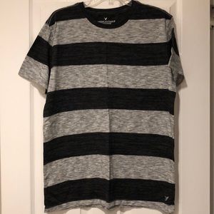 American Eagle wide stripe t shirt